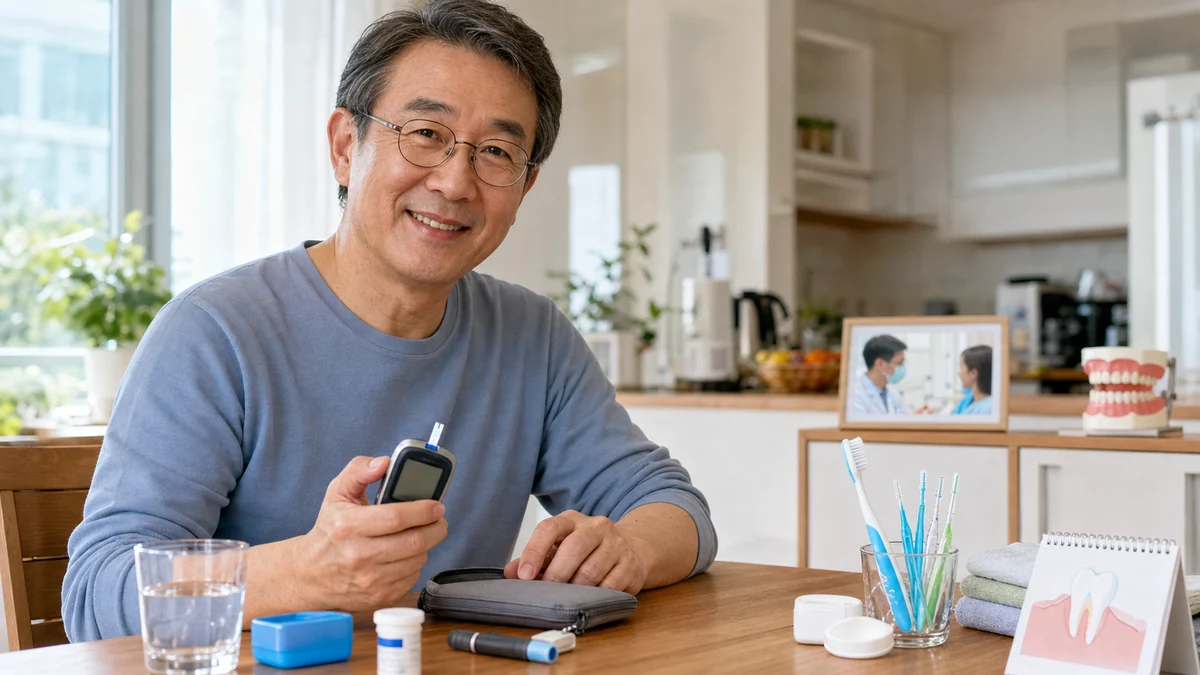 糖尿病人士牙周病風險較高：血糖、牙肉腫脹與覆診清潔要一起管理