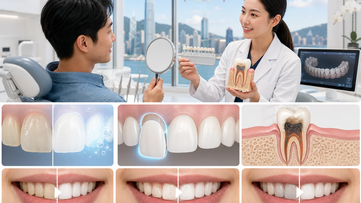 牙齒美白前先找出變色原因:漂白、貼片與根管後變色不應同一方案處理