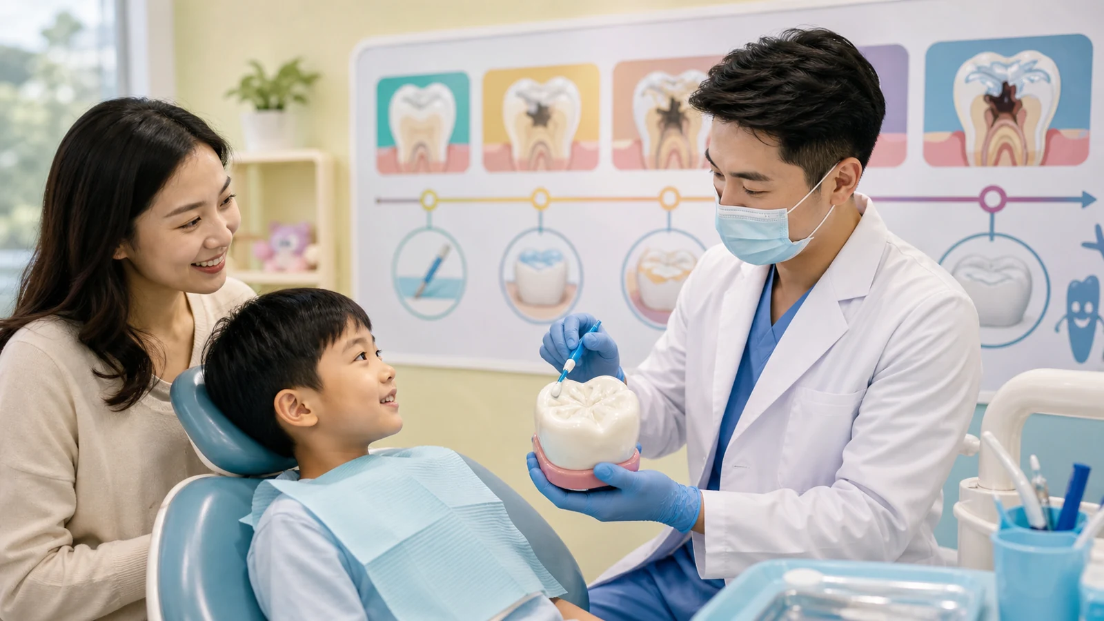 深圳兒童口腔流調數據更新後:港童北上檢查要問清六齡牙、塗氟與窩溝封閉