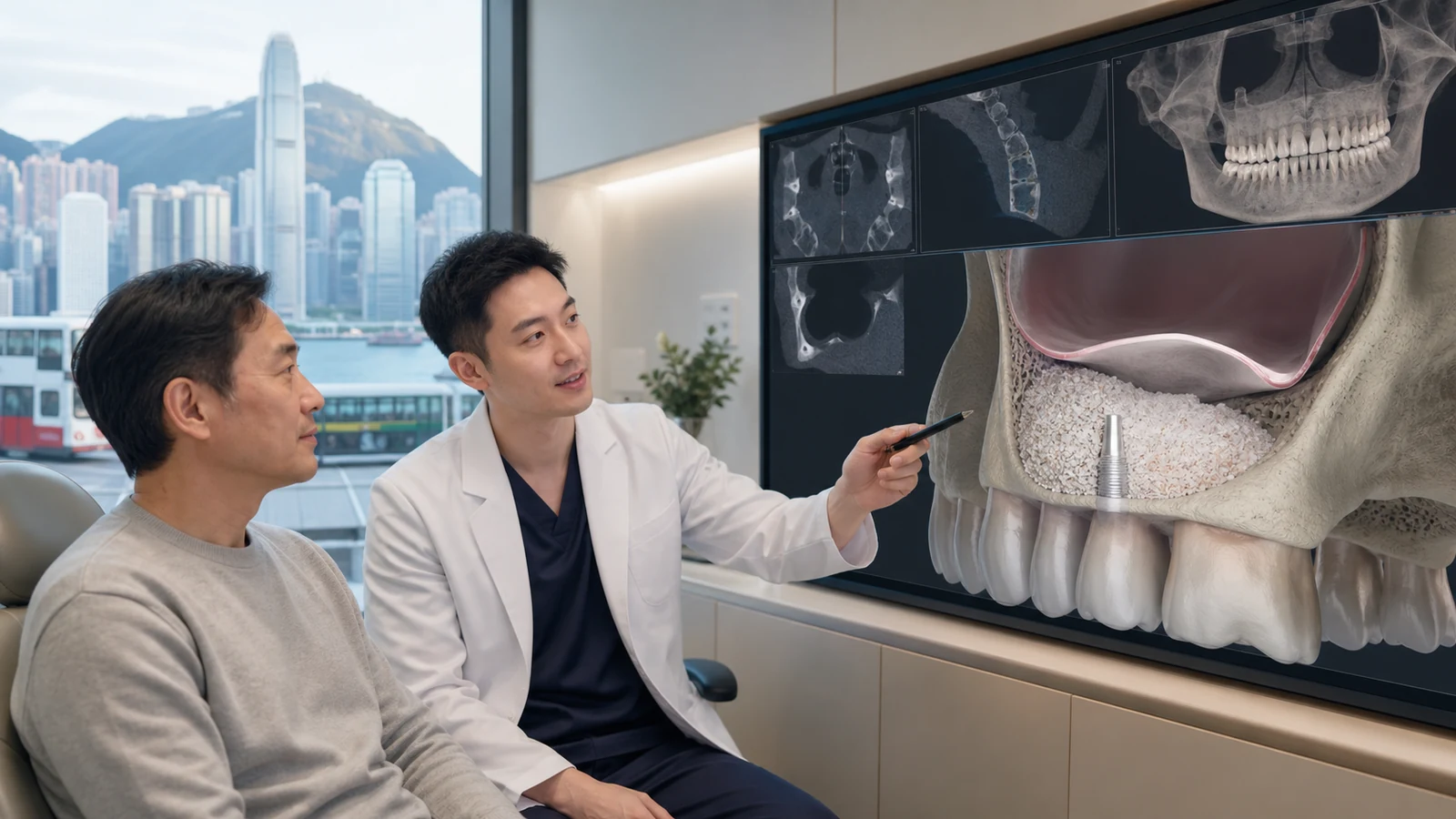 深圳植牙評估說要補骨或上頜竇提升?港人先看懂CBCT、骨量與分期時間